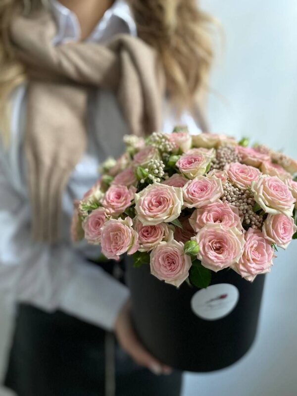 Кустовые розы и озатамус